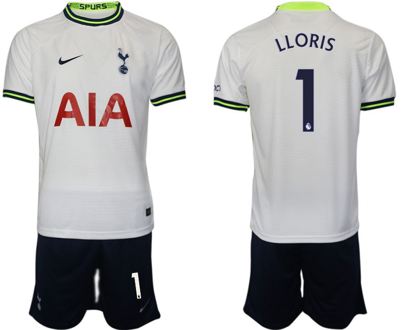 Men 2022-2023 Club Tottenham Hotspur home white #1 Soccer Jersey->tottenham jersey->Soccer Club Jersey